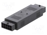 Connector: wire-wire; coupler; male; Micro-Fit 3.0; 3mm; PIN: 10 MOLEX