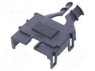 Cable hood and fastener; female; PIN: 10; 2x5; Type: Glow-Wire MOLEX