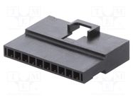 Connector: wire-wire/PCB; plug; male; PIN: 10; Milli-Grid; straight 