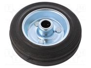 Transport wheel; Ø: 100mm; W: 25mm; 70kg; rubber; Shore hardness: 80 RADER