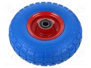 Transport wheel; Ø: 260mm; W: 75mm; 100kg; foam; CSGTK; Bearing: ball RADER