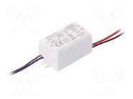 Power supply: switching; LED; 6W; 12VDC; 500mA; 220÷240VAC; IP67 ESPE