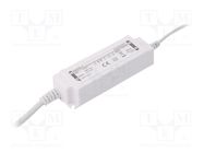 Power supply: switching; LED; 24W; 12VDC; 2A; 220÷240VAC; IP67; 82% ESPE