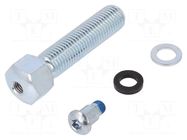 Pin; M16; steel; Plating: zinc; Thread len: 66mm; Spanner: 22mm FATH