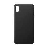 ECO Leather case cover for iPhone 12 Pro Max black, Hurtel