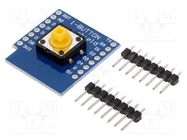 Module: button; 3.3÷5VDC; digital; 25.8x28.1x5mm; module; D1 mini OKYSTAR