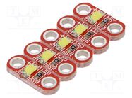 Module: LED; 3÷5VDC; 12.7x5.2mm; Arduino; 0.04A; Colour: white OKYSTAR