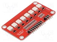 Module: LED; 5VDC; No.of diodes: 8; Ch: 8; Colour: RGB; 5050 