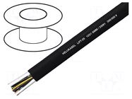 Wire; Lift-2S; 25G1mm2; unshielded; 300V,500V; Cu; stranded; black HELUKABEL
