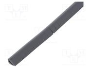 Hole and edge shield; PVC; L: 10m; grey; H: 9mm; W: 5mm; -30÷70°C KURANT