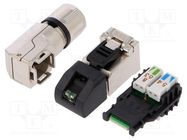 Connector: RJ45; plug; PIN: 8; Cat: 6a,Class EA; shielded; 5÷9mm WEIDMÜLLER