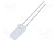 LED; 5mm; yellow; 750÷1120mcd; 120°; Front: flat; 1.8÷2.6V OPTOSUPPLY