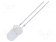 LED; 5mm; green; blinking,clear body with diffused lens finish OPTOSUPPLY