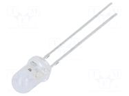 LED; yellow; 5mm; blinking,clear body with diffused lens finish OPTOSUPPLY