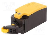 Limit switch; lever R 20mm, plastic roller Ø13mm; NO + NC; 6A EATON ELECTRIC