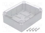 Enclosure: multipurpose; X: 190mm; Y: 240mm; Z: 90mm; grey; IP65 PAWBOL