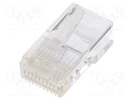 Connector: RJ50; plug; PIN: 10; Layout: 10p10c; for cable ENCITECH