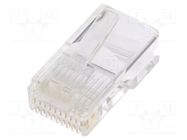 Connector: RJ50; plug; PIN: 10; 10p10c; for cable; IDC,crimped ENCITECH