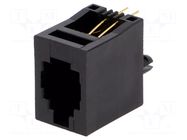 Connector: RJ9; socket; PIN: 4; 4p4c; THT; straight ENCITECH