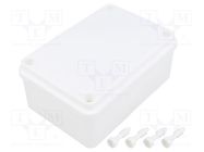 Enclosure: multipurpose; X: 80mm; Y: 120mm; Z: 50mm; ABS,polystyrene PAWBOL