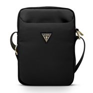 Guess Bag GUTB10NTMLBK 10" black/black Nylon Triangle Logo, Guess