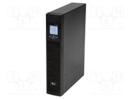 Power supply: UPS; 800W; 1kVA; Uin: 173÷265V; 440x330x88mm; 7Ah IPS