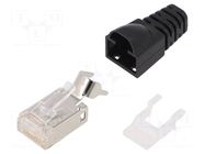 Connector: RJ45; plug; PIN: 8; Cat: 6a,Class EA; shielded; 8p8c; IP20 WEIDMÜLLER