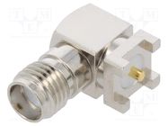 Connector: SMA; socket; female; horizontal; 50Ω; SMT; on PCBs; PTFE LINX TECHNOLOGIES