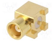 Connector: MCX; socket; female; horizontal; 50Ω; SMT; on PCBs; PTFE LINX TECHNOLOGIES