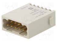 Connector: HDC; module; male; Han-Modular®; PIN: 12; 10A; 250V HARTING