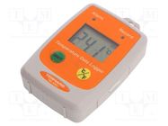 Data logger; temperature; ±0.6°C; ±3%; Equipment: USB cable; IP54 TENMARS