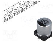 Capacitor: electrolytic; low ESR; SMD; 22uF; 25VDC; Ø5x5.8mm; ±20% PANASONIC