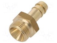 Plug-in nozzle; with bushing; brass; Ext.thread: 3/8" METABO