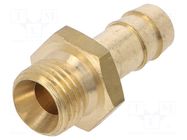 Plug-in nozzle; with bushing; brass; Ext.thread: 1/4" METABO