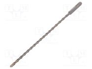 Drill bit; for concrete; Ø: 6mm; L: 260mm; metal; SDS-Plus®; PRO 4 METABO