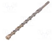 Drill bit; for concrete; Ø: 15mm; L: 260mm; metal; SDS-Plus®; PRO 4 METABO