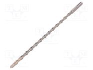 Drill bit; for concrete; Ø: 8mm; L: 260mm; metal; SDS-Plus®; PRO 4 METABO