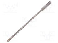 Drill bit; for concrete; Ø: 6mm; L: 210mm; metal; SDS-Plus®; PRO 4 METABO