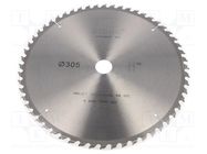 Circular saw; Ø: 305mm; Øhole: 30mm; W: 2.4mm; Teeth: 56; HW/CT METABO