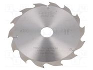 Circular saw; Ø: 190mm; Øhole: 30mm; W: 2.2mm; Teeth: 14; HW/CT METABO