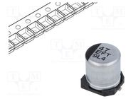 Capacitor: electrolytic; low ESR; SMD; 47uF; 25VDC; Ø5x5.8mm; ±20% PANASONIC