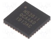 IC: SoC; I2C,PDM,PWM,QDEC,SPI,UART; SMD; QFN32; Ciphering: AES128 NORDIC SEMICONDUCTOR