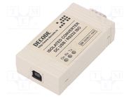 Converter; RS232/USB; Number of ports: 2; 76x42x20mm; -25÷70°C DECODE