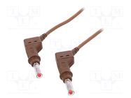 Test lead; 32A; banana plug 4mm,both sides; Urated: 600V; Len: 2m 