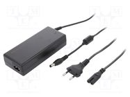 Power supply: switching; 12VDC; 6A; Out: 5,5/2,5; 72W; 220÷240VAC QOLTEC