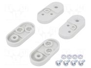 Set of clips; polycarbonate KRADEX