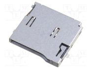 Connector: for cards; microSD; push-push; SMT; gold flash ADAM TECH