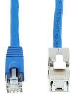 PATCH CORD, RJ45 PLUG-RJ45 JACK, 18"