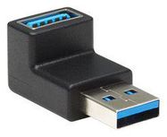 USB ADAPTER, 3.0 TYPE-A PLUG-RCPT, BLACK