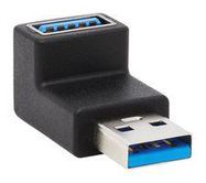 USB ADAPTER, 3.0 TYPE-A PLUG-RCPT, BLACK